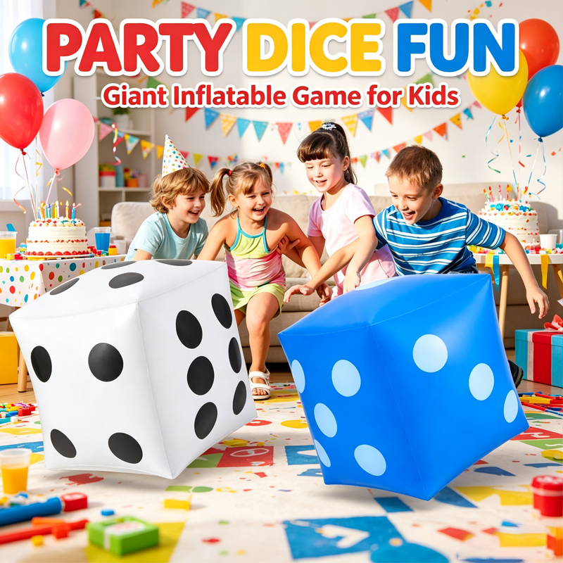 Party Games Gamecube - Ogromna dmuchana kostka do gry z