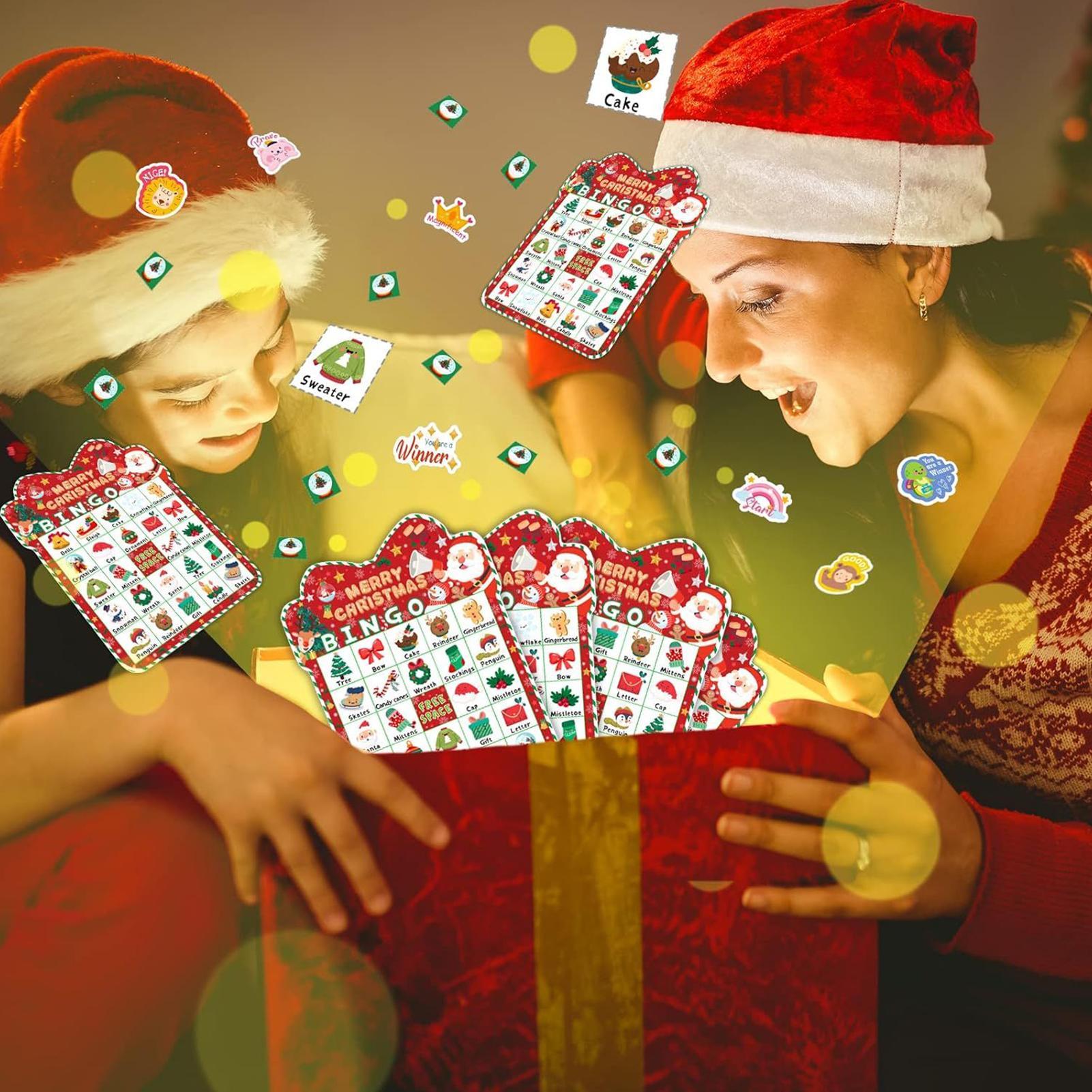 Party Games Bingo - Zestaw kart do bingo świątecznego dla