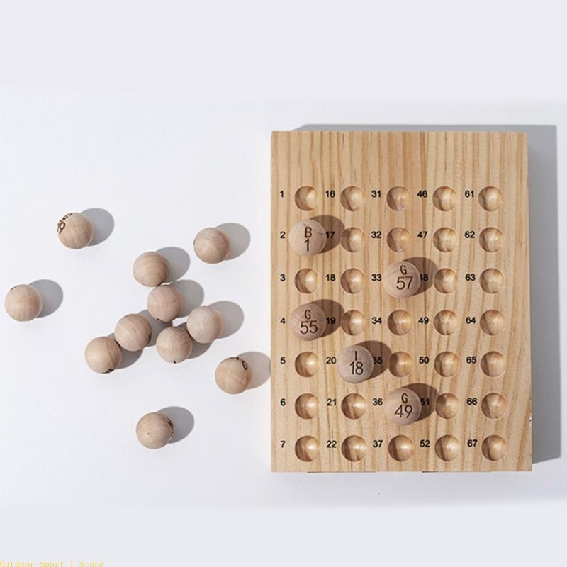 Party Games Bingo - A0KA 75 sztuk kulki bingo z