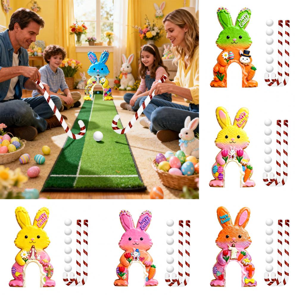 Party Games Bunny - Rodzinna gra golfowa Zestaw do minigolfa