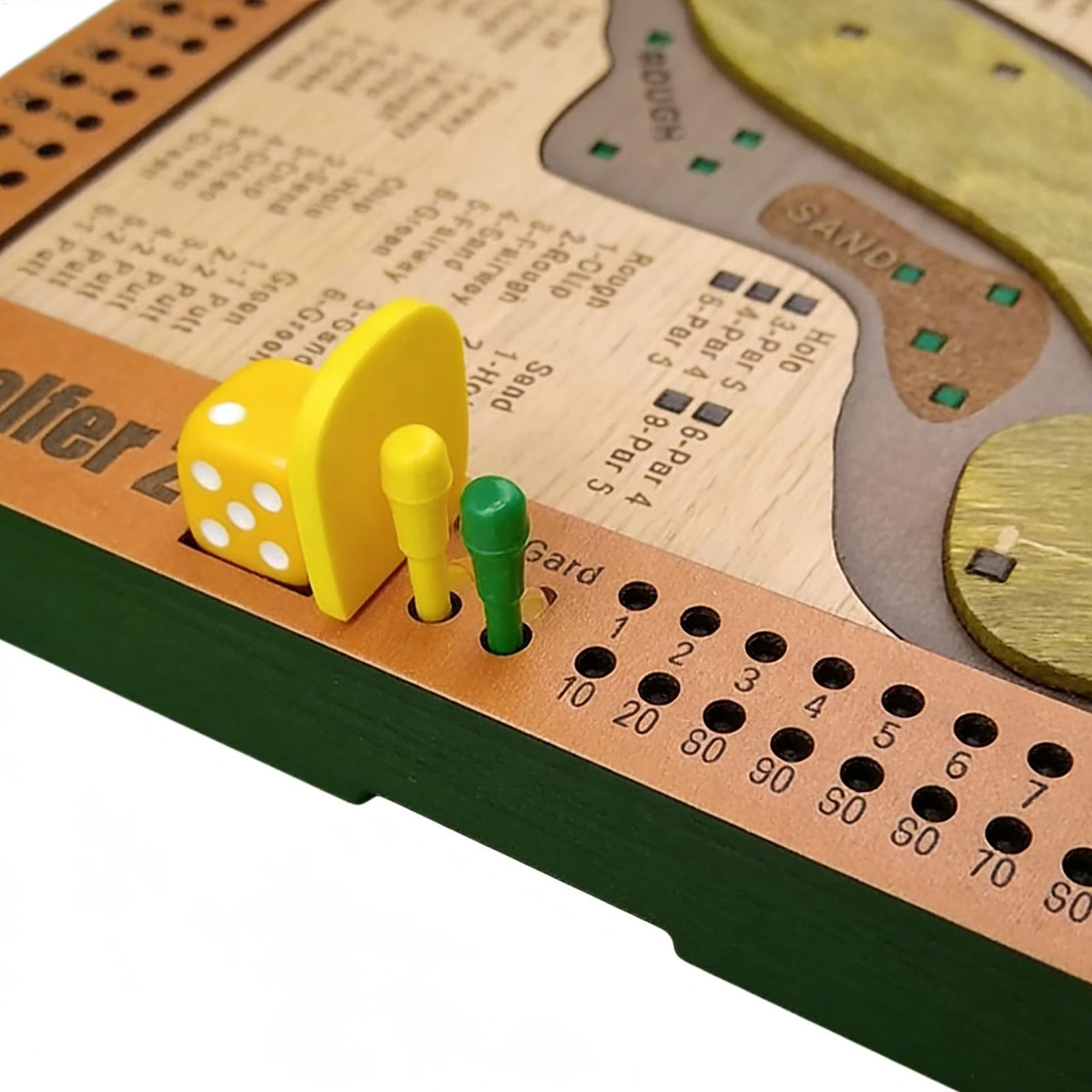 Gra w golf z kostkami, drewnia – Party Games Console recenzja i cena