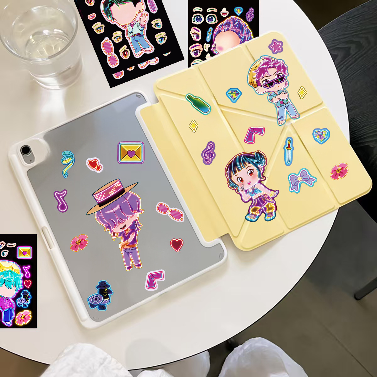 8 szt. Śmieszne naklejki dla d – Party Games Music recenzja i cena