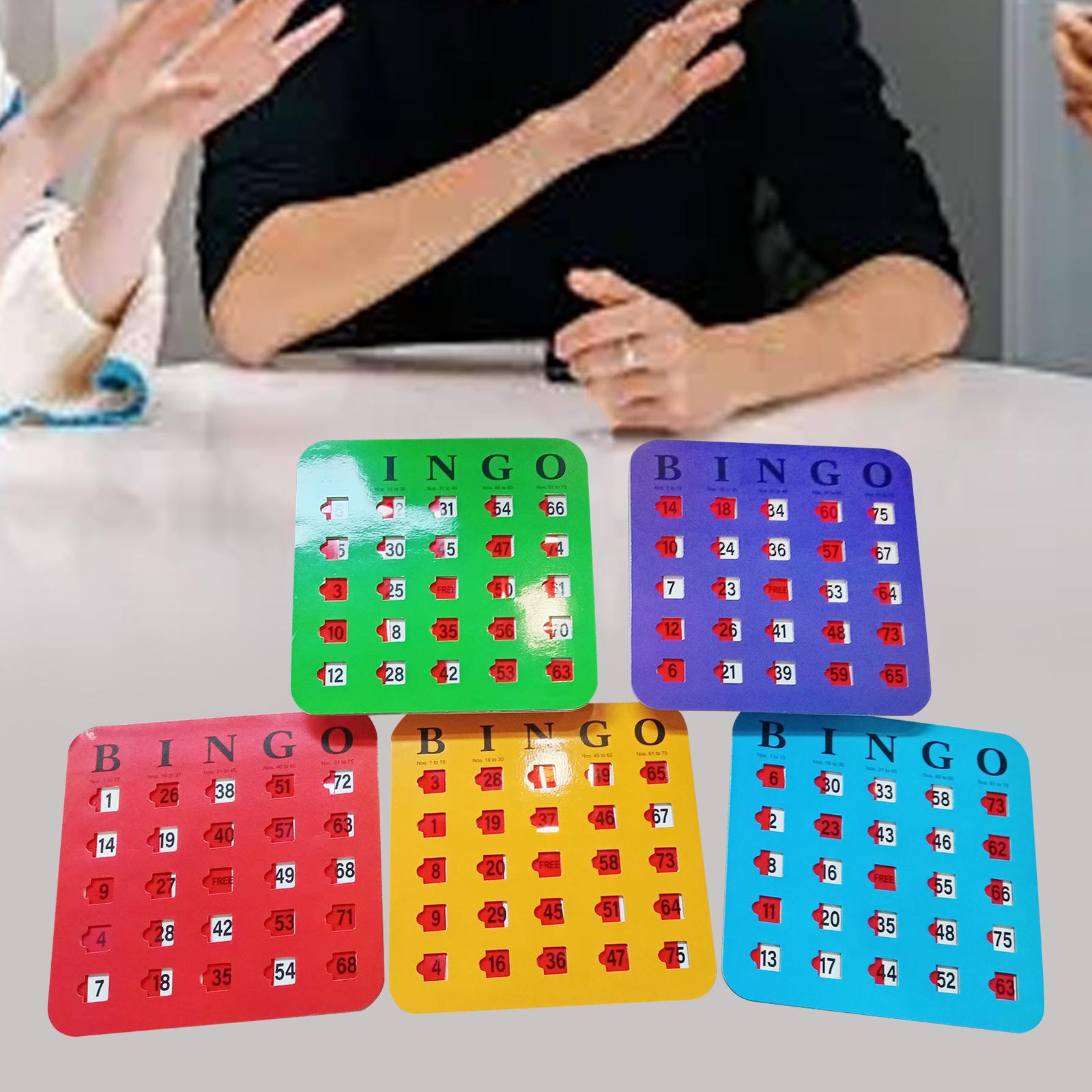 5 sztuk kart bingo z dużym czc – Party Games Bingo recenzja i cena