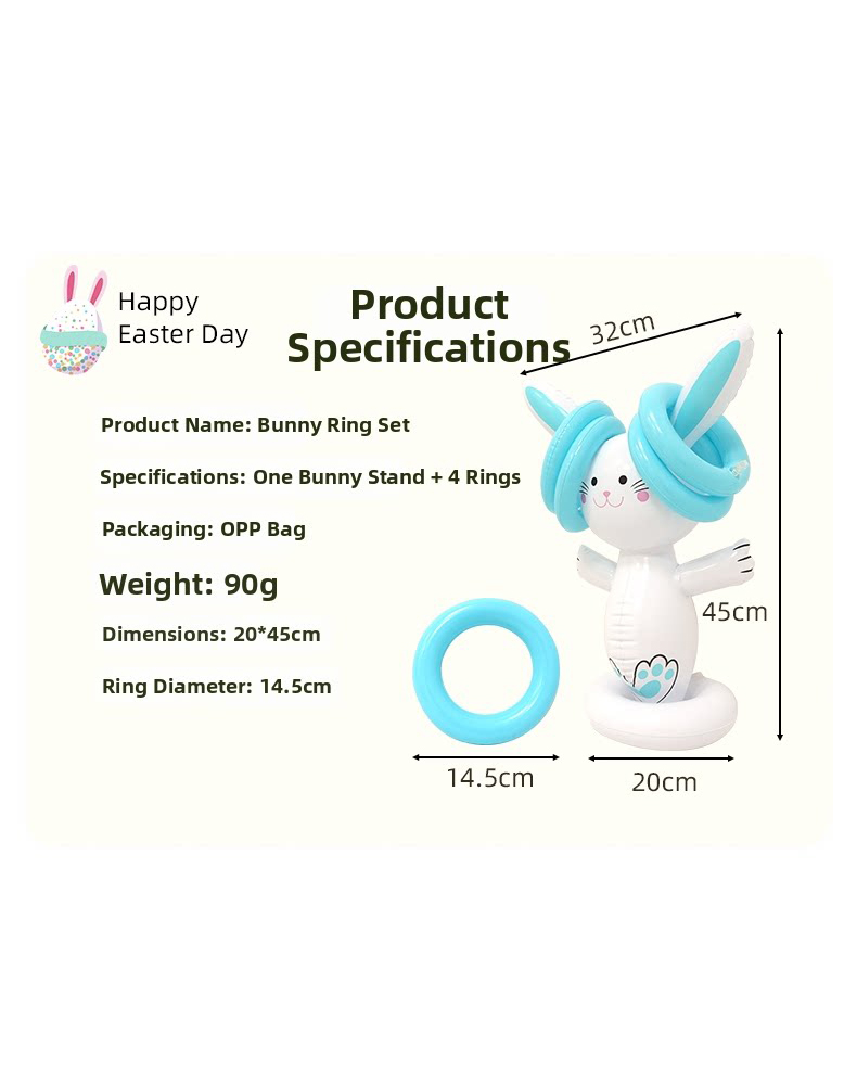 Nadmuchiwana gra w rzucanie ob – Party Games Bunny recenzja i cena