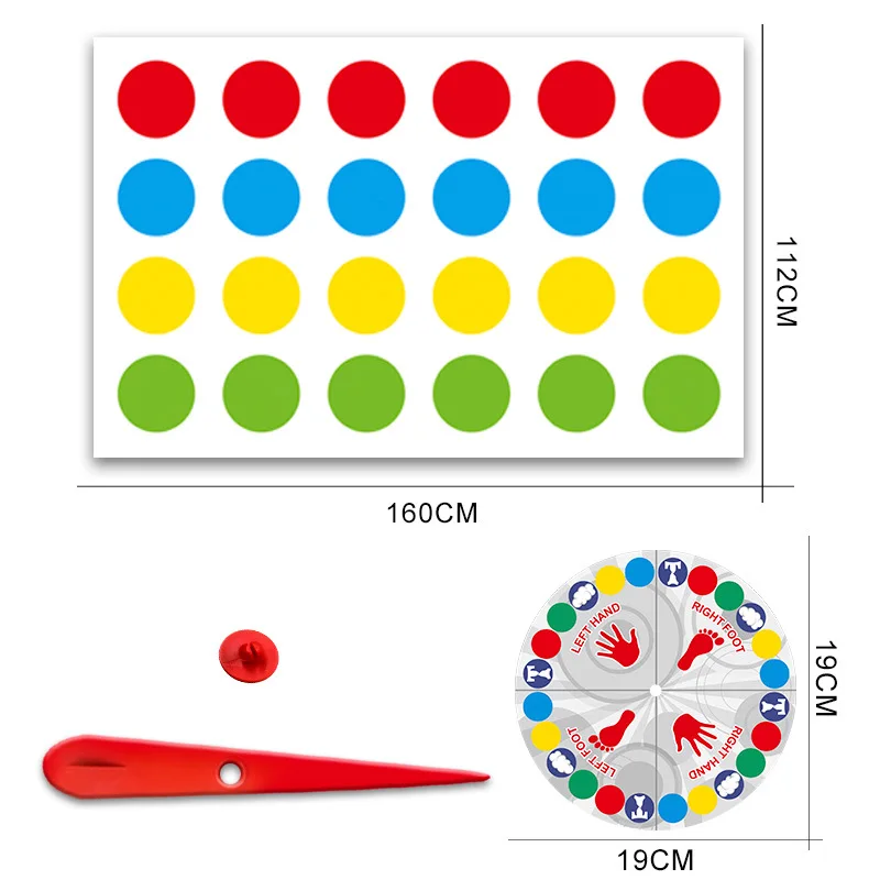Popularna gra Twister, klasycz – Party Games For 3 People recenzja i cena